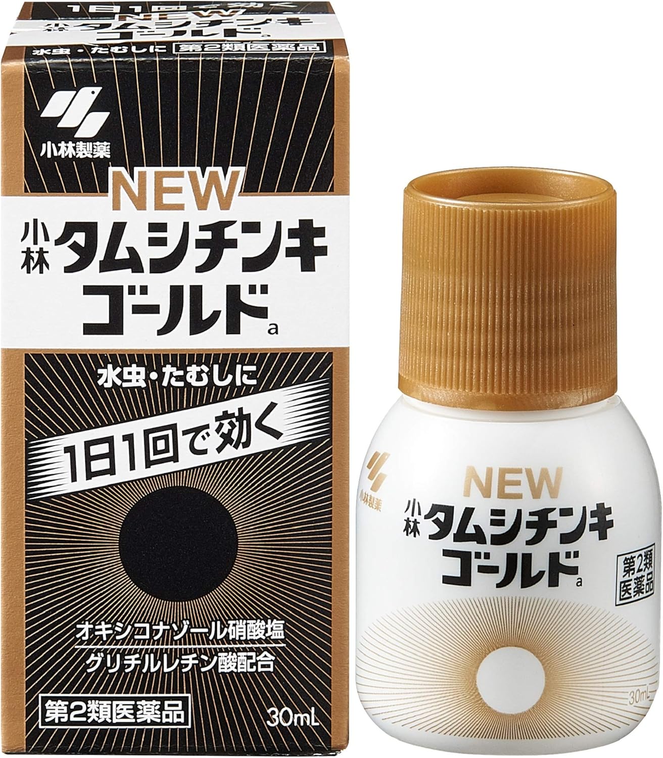 타무시친키 골드 30mL 제품 패키지